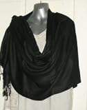 Black pashmina style shawl / scarf / Wrap
