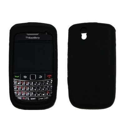 Premium Black Silicone Gel Skin Cover Case for Blackberry Bold 9650 [Accessory Export Brand Packaging]