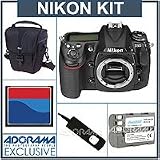 Nikon D300 DX Digital D-SLR Camera - Refurbished by Nikon U.S.A. with 2GB CF Memory Card, Spare EN-EL3e Lithium-Ion Battery, Camera Case, Digital Remote Release, Nikon Understanding Digital Photography with Nikon SLR DVD