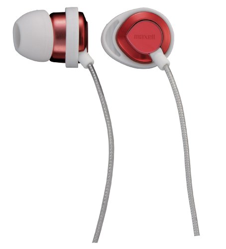 maxell カナルタイプ ヘッドホン BURNING RED HP-CN21A-RE