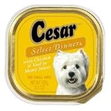 Cesar Select Dinners with Chicken and Veal in Meaty Juices (24/3.5-oz cans)