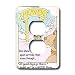 Londons Times Funny Cat Cartoons - St. Feline and The Mutt - Light Switch Covers - 2 plug outlet cover