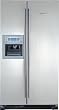 Bauknecht KSN 575 Bio Optima IN Hochwertiger Side-by-Side K�hlschrank der A+-Klasse / T�ren aus geb�rstetem EDELSTAHL / Edelstahlgriffe / LC-Display / Hygiene System / No Frost / Multi-Flow / Wasserspender / Crushed Ice Spender / Herausnahmbarer Eisw�rfelcontainer 8 L / separates Snackfach