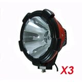 9 HID Xenon Off Road Light Offroad Fog Driving Lights for SUV Jeep ATV UTV Set of 3 by HID