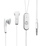 Pro Executive Solid White High Quality Stereo Handsfree Headset Mic Earphon ....