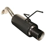 1992-1995 Honda Civic Hatchback EG Stainless Axle-Back Exhaust Muffler with Carbon... by RS Type