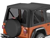 Bestop 58121 Tinted Window Kit for Jeep With Replace-A-Top Installed