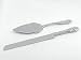 Personalized Silver Plated Wedding Cake Knife and Server with Free Engraving & Shipping