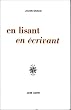 En lisant, en �crivant