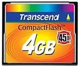Transcend 4GB 45X CompactFlash Memory Card