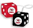 Kansas City Chiefs Fuzzy Dice - Football Sports Merchandise