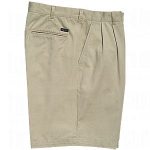 Tommy Hilfiger Mens Double Pleat Twill Shorts