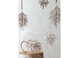 Silver Forest Ornaments -Large Set of 4