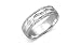 Laser Cut Engraved Ring Band Sterling Silver Size 9