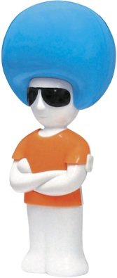 Mr Nose & Ear Hair Trimmer Mens Clippers Razor Electric, Blue & Orange