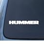 HUMMER - Car, Truck, Notebook, Vinyl Decal Sticker #1124 | Vinyl Color: White