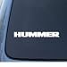 HUMMER - Car, Truck, Notebook, Vinyl Decal Sticker #1124 | Vinyl Color: White