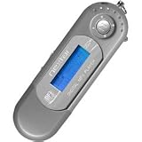 Silver 1GB Digital MP3 Player With LCD Display