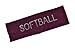 Funny Girl Designs SOFTBALL Rhinestone Cotton Stretch Headband for Girls, Teens and Adults - Softball Team Gifts
