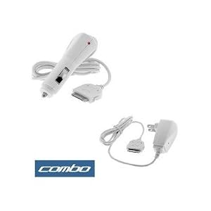 Rapid Car Charger + Home Travel Charger (110-240v) with IC Chip for Apple Iphone 3G 2nd Generation, Ipod Nano 4th 2nd Generation, IPod Touch
