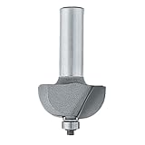 Makita 733123-0A 1/2-Inch Cove 2-Cutting Flutes Carbide Tip Router Bit, 1/4-Inch Shank