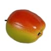 Apfel, Kunststoff, rot-gr�n, 7 cm