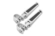 Drag Specialties Foot Pegs with Rubber Inlay - Bolt-on (5/16in. Mount Bolts) 17-6452A BXLB1