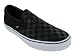 Vans Adult Classic Slip On Sneakers - black checker, men's 12