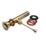 California Faucets Hand Operated Pop up Drain Completely Polished amp Finished With Overflow Holes Antique Brass 9063 AB