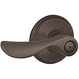 Schlage Champagne Privacy Lever, Andover Rose, Oil Rubbed Bronze