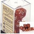 Chessex Dice: Polyhedral 7-Die Leaf Dice Set - Copper w/steel