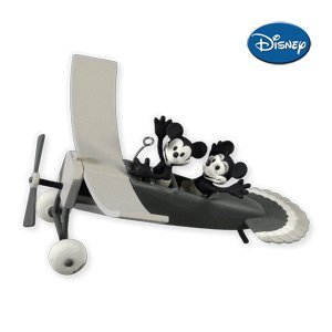 Plane Crazy Mickey and Minnie Special Edition 2010 Limited Quantity Ornament