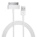 Jazooli USB Charge & Sync Dock Connector Cable For All Apple iPods - White