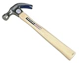 Vaughan & Bushnell 114-03 16 oz Professional Full Octagon Curved Claw Hammer 13 Straight Handle Smooth Face (DO16)