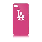 Tribeca  FVA4450 Varsity Jacket Pink Solo for iPhone 4, Los Angeles Dodgers - Pink