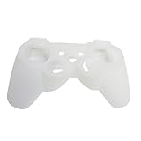 White Silicone Protector Skin Cover Case for Sony Ps3 Playstation 3 Game Controller