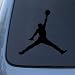 MICHAEL JORDAN AIR - Vinyl Car Decal Sticker #A1624 | Vinyl Color: Black