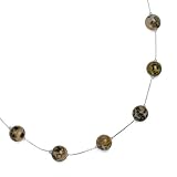 Leopard Skin Jasper and Liquid Silver Necklace