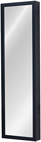 Plaza Astoria Wall/Door-Mount Jewelry Armoire, Black by Mirrotek (Home Decor)