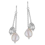 Honora Pearl and Sterling Silver Drop Earrings