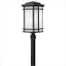 Cherry Creek Outdoor Post Lantern in Vintage Black