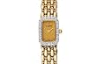 12R13 Wittnauer Diamond Ladies Watch with Bezel and Yellow Gold Plate Bracelet