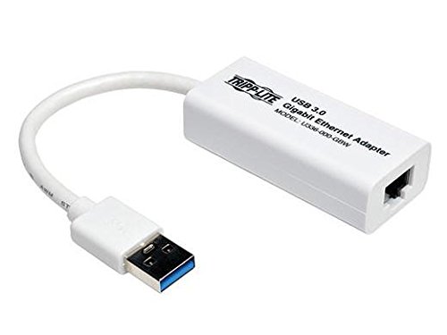 Tripp LiteUSB 3.0 SuperSpeed to Gigabit Ethernet NIC Network Adapter, White (U336-000-GBW)