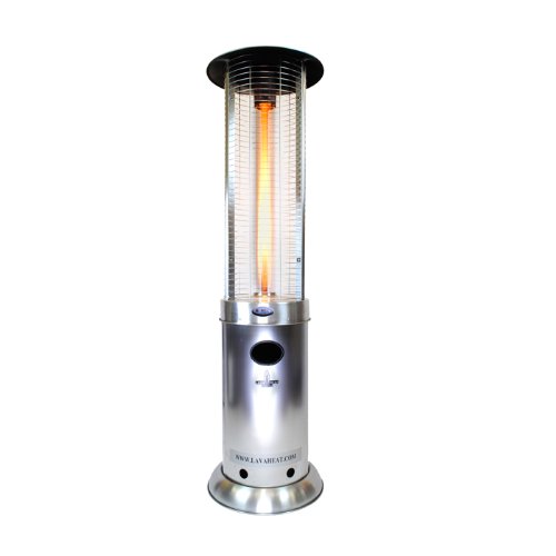 Lava Heat Italia Opus Outdoor Patio Lava Heater, Stainless Steel On Sale