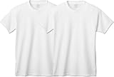 Calvin Klein Boy's Short Sleeve White Cotton T-Shirt 2-pack