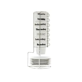 PT Espresso Cup Set 7 Days A Week Tower Porcelain