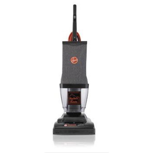 Hoover Commercial Lightweight Bagless Upright Vacuum, 12.33 Lbs, Black