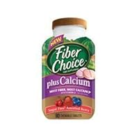 Fiber Choice Plus Calcium Sugar Free Chewable Tablets With Assorted Berry - 90 Ea