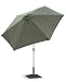 Lifestyle Products 9 Foot Aluminum Market Umbrella, Tuscan Olive