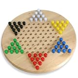 Wood Chinese Checkers Game